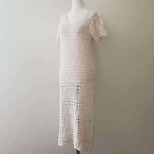 Floris Crochet Midi Dress